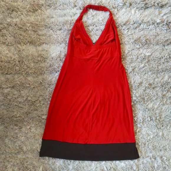 Y2K Nouvelle Couture Custom Tailored Flouncy Retro Halter Dress - Picture 2 of 10